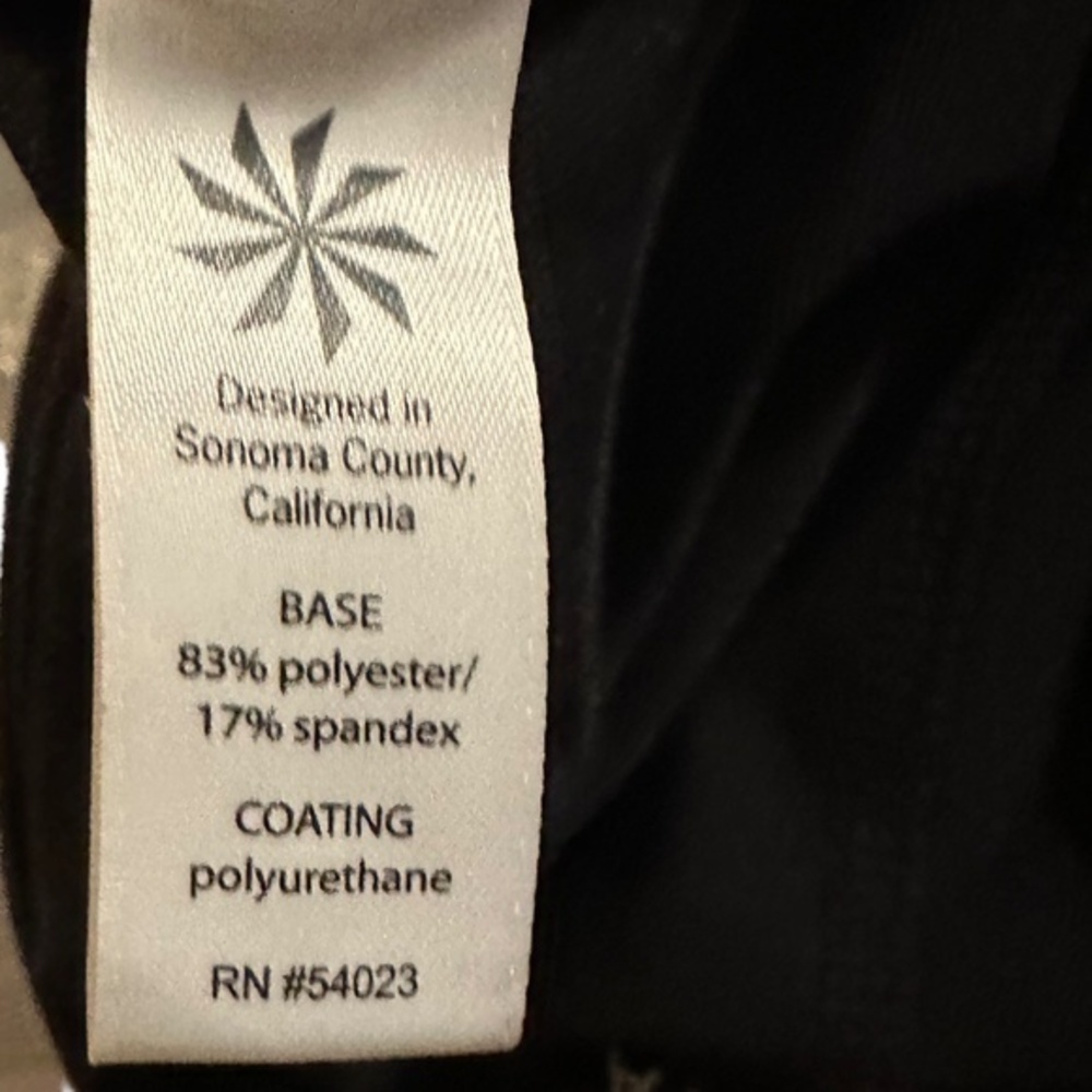 Athleta High Rise Gleam Faux Leather Front Tights Sz S - Picture 7 of 7